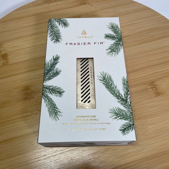 Thymes Frasier Fir Automatic Car Diffuser Kit & Refills Vent Attachment - Picture 1 of 8